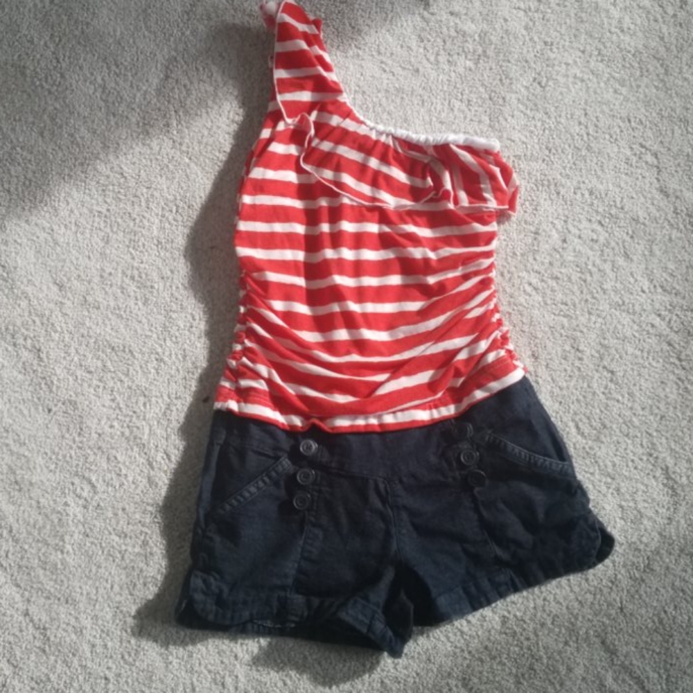 One strap romper size medium